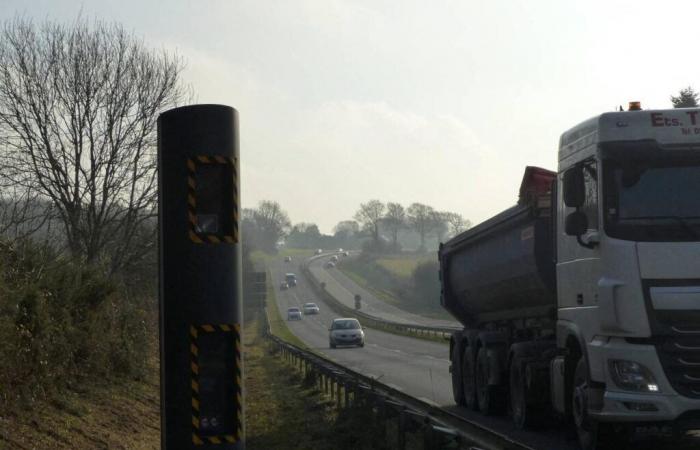 Ein Unfall wurde in der Nähe des Delasse-Radars auf der RN13 gemeldet