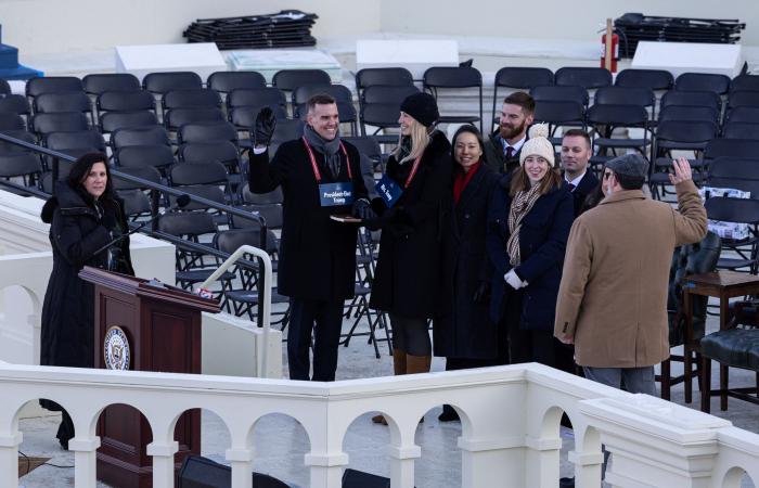 Wie wird die Amtseinführung von Herrn Trump heute Abend stattfinden?