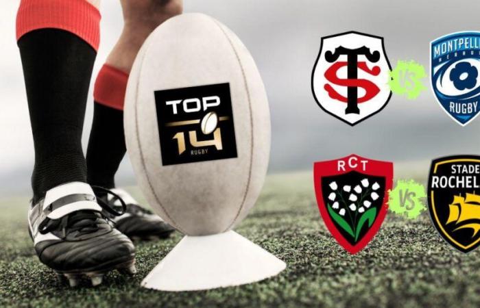 Ihre Rugby-Spiele aus Toulouse/Montpellier und Toulon/La Rochelle zu welcher Zeit und auf welchem ​​Kanal?