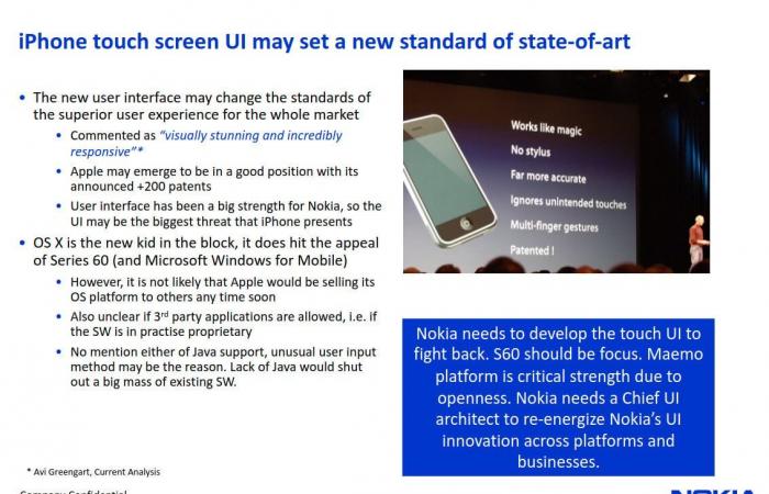 wie Nokia-Mitarbeiter versuchten, das Unternehmen vor dem Aufschwung des iPhone zu warnen