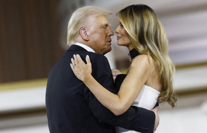 Auf Fotos. Melania und Donald Trump, ihr erster Tanz nach der Amtseinführung