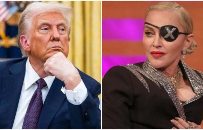 Madonna geht nach der Amtseinführung von Donald Trump an die Front