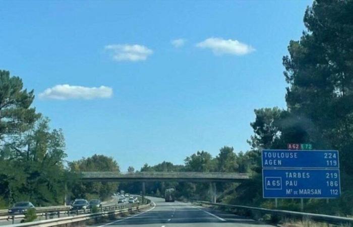 Die Autobahn A 62 wird zwischen Bordeaux und Toulouse teilweise gesperrt