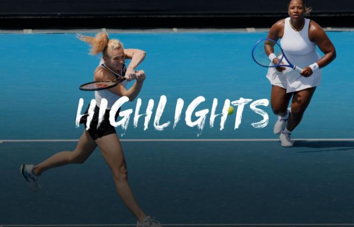 Siniakova / Townsend – Mladenovic / Zhang – Spielhighlights – Australian Open – Tennisvideo