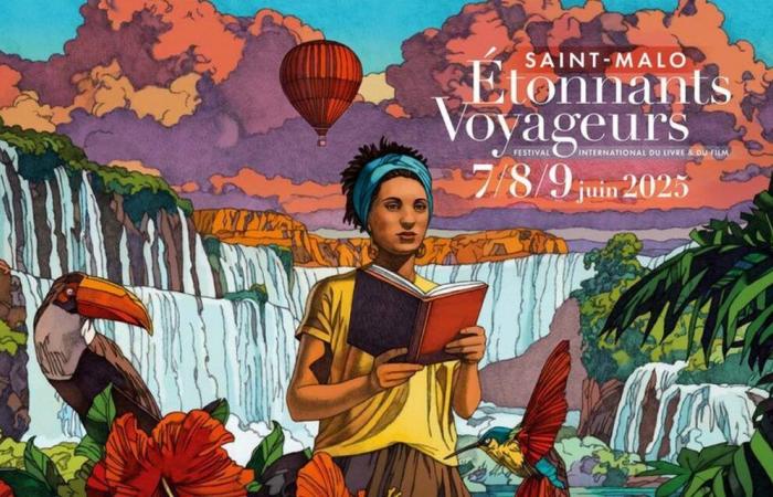 Das Team des Festivals Étonnants Voyageurs in Saint-Malo, bereit für die 35. Ausgabe vom 7. bis 9. Juni 2025