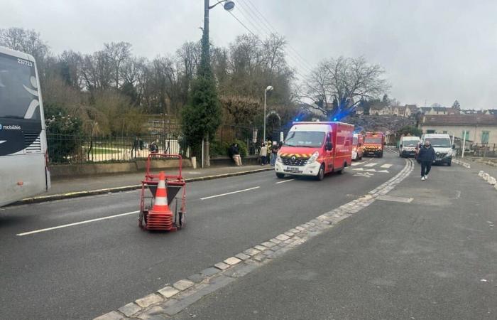 zwölf Schulkinder und zwei leicht verletzte Fahrer