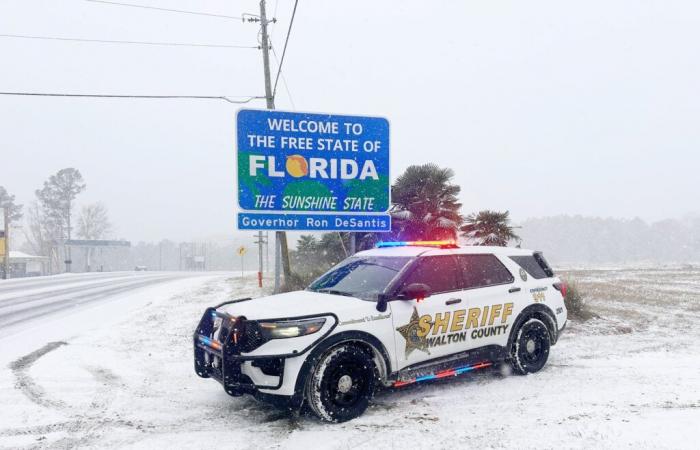 Bisher ist im Jahr 2025 in Florida mehr Schnee gefallen als in Montreal