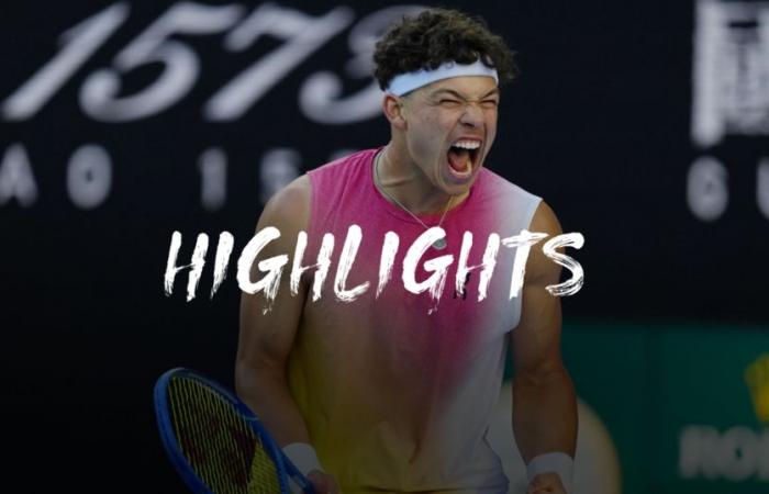 Australian Open | Shelton widersteht Sonegos Rückkehr ins Halbfinale eines Majors – Tennis-Video