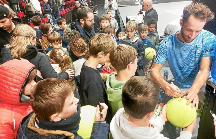 Es war die Jagd nach Autogrammen beim Tennis Open in Quimper