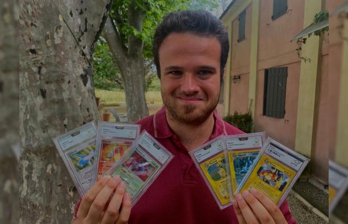 „Alles liegt in einem sicheren Safe auf der Bank“, einer auf mehr als eine Million Euro geschätzten Sammlung von Pokémon-Karten