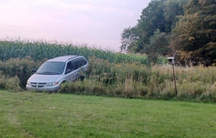 Ein Estrien ist Zeuge der harten Realität nahe der Grenze