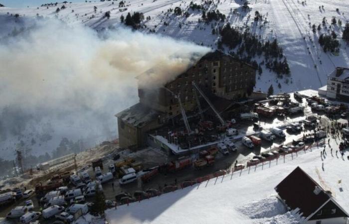 Neun Personen zum Verhör festgenommen, nachdem bei einem Brand in einem Skigebiet im Nordwesten der Türkei mindestens 76 Menschen ums Leben kamen