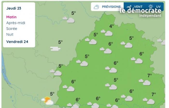 Dordogne, wie wird das Wetter an diesem Donnerstag, den 23. Januar?