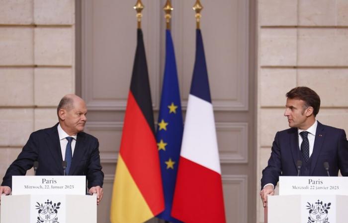 Macron und Scholz versprechen ein „starkes und geeintes“ Europa gegen Trump