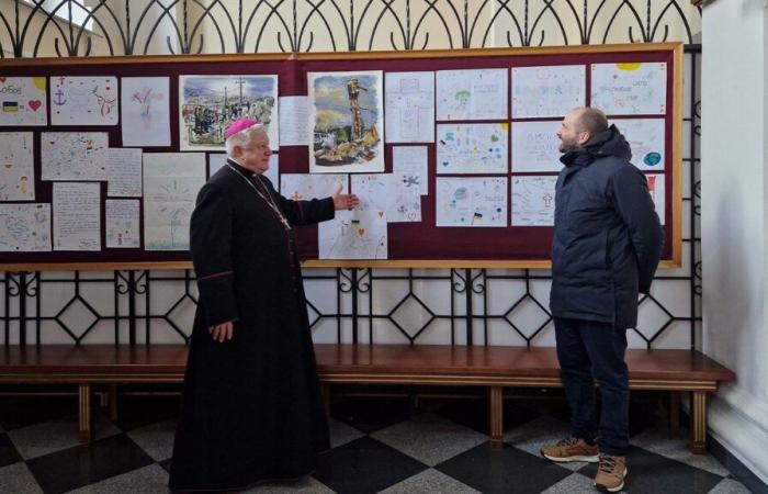 Botschaften der Hoffnung, Zeichnungen junger Franzosen, ausgestellt in Odessa