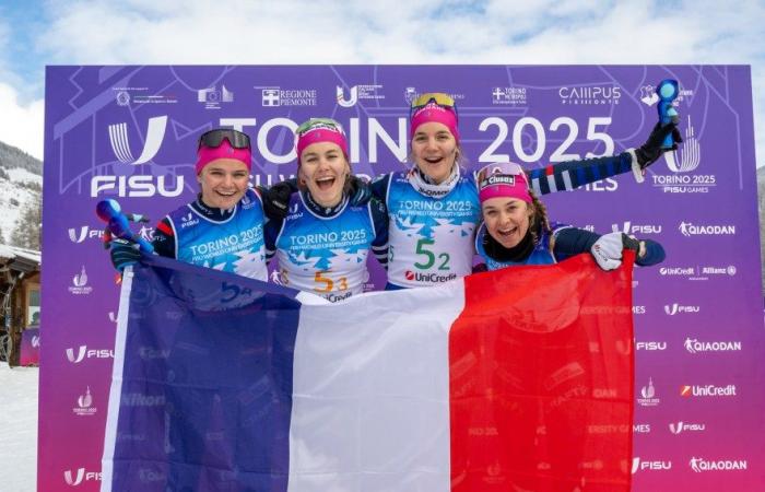 Langlaufen | „Eine Erinnerung, die sich für immer in unser Gedächtnis einprägt“: Félicie Chappaz, Manon Favre Bonvin, Julie Marciniak und France Pignot erzählen, wie sie bei den World University Games in Turin Bronze in der Staffel gewannen | Nordic Mag