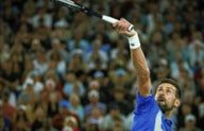 Novak Djokovic ist zurück auf dem Weg der Australian Open zum Finale der Herren-Tennis-Masters