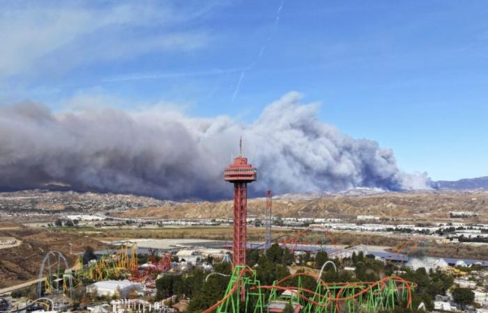 In Los Angeles tobt ein neues Feuer: Tausende von Evakuierten