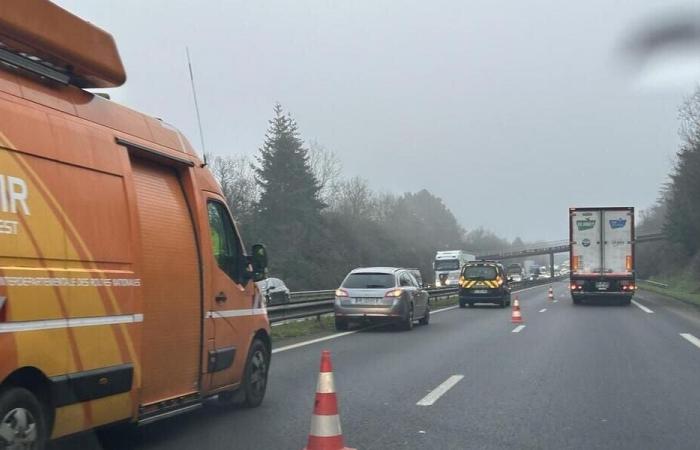 Mit Nebel, zwei Unfällen und 5,2 km Stau auf der RN12 in Côtes-d’Armor