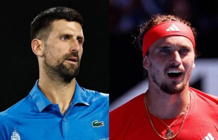 Rekordtitel, erster Grand Slam… Djokovic-Zverev, ein Halbfinale mit großen Einsätzen bei den Australian Open