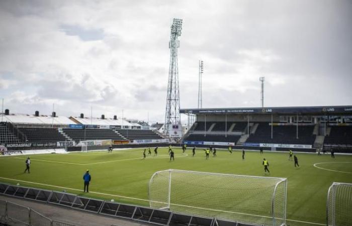 Pro-palästinensische Demonstration am Rande des Spiels zwischen Bodo/Glimt und Maccabi Tel-Aviv in der Europa League