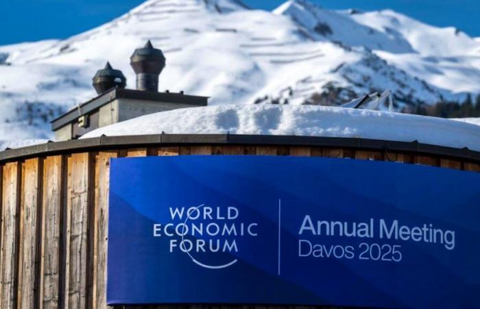 Donald Trump betritt praktisch die Bühne in Davos