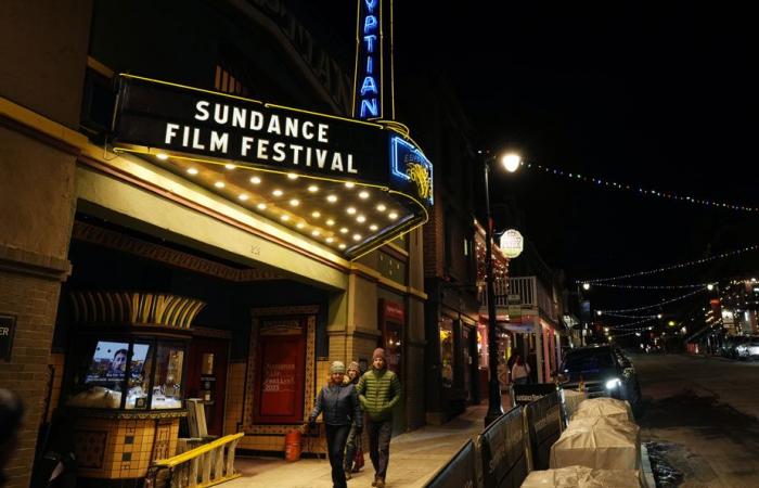 Los Angeles feuert im Hintergrund das Sundance-Festival ab