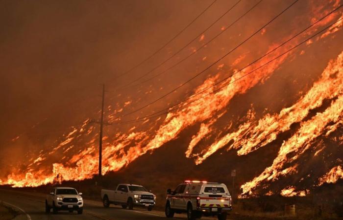 In der Nähe von Los Angeles bricht ein neuer heftiger Brand aus