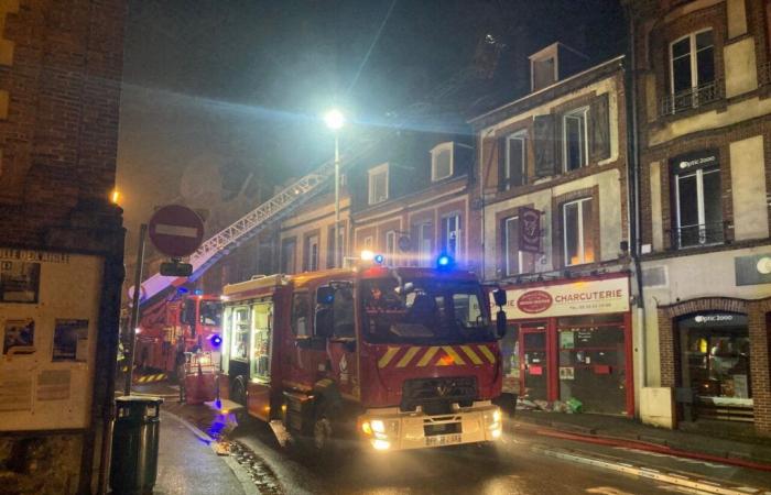 In einer Wohnung im Stadtzentrum von Orne ist ein Feuer ausgebrochen