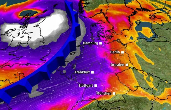 Ein Hurrikan droht zum Jahrhundertsturm zu werden