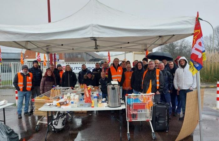 diese Tochtergesellschaft von Total in Eure im Streik