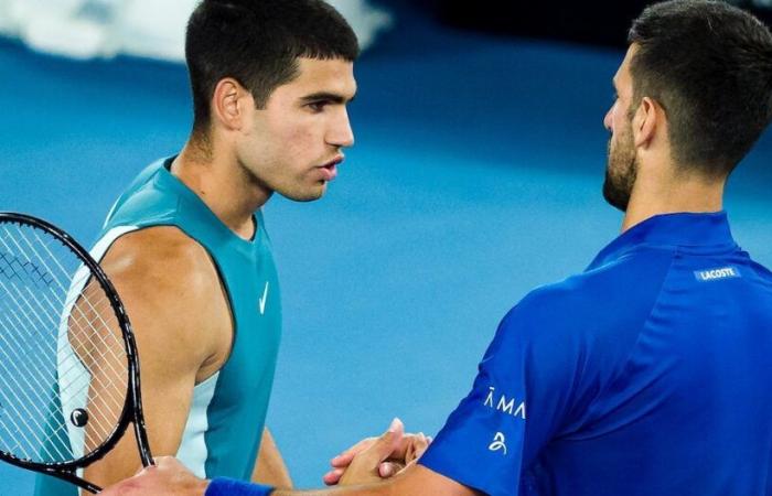 Australian Open > Novak Djokovics Antwort auf Carlos Alcaraz nach dem Viertelfinalduell