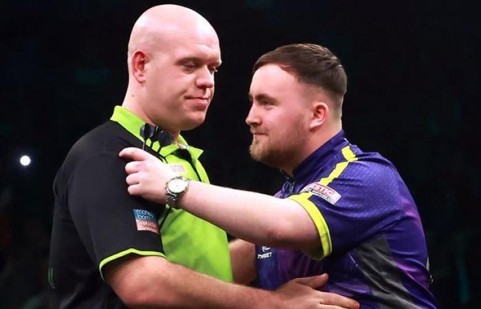 Luke Littler und Michael van Gerwen bereiten den letzten Rückkampf der Darts-Weltmeisterschaft vor, während Luke Humphries ausscheidet