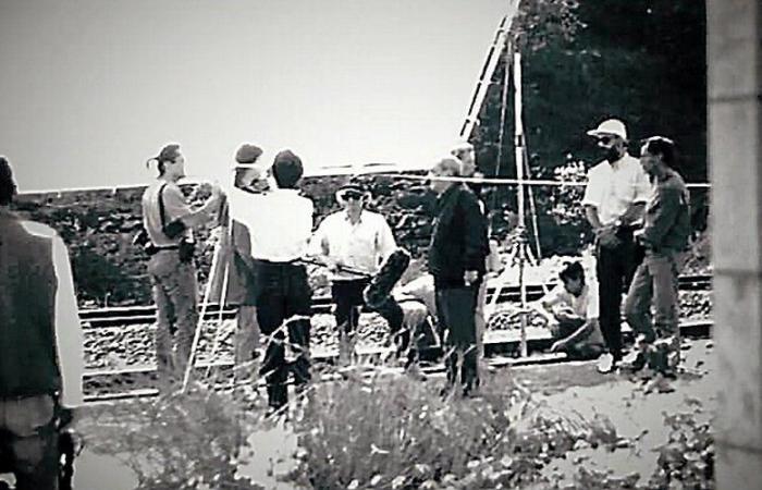 Als Bertrand Blier im Bahnhof Lapanouse-de-Cernon filmte