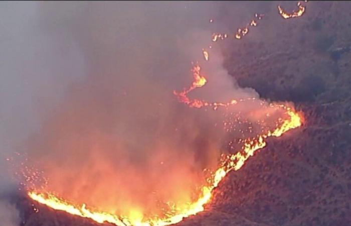 Im Norden der kalifornischen Stadt wütet ein neuer Großbrand