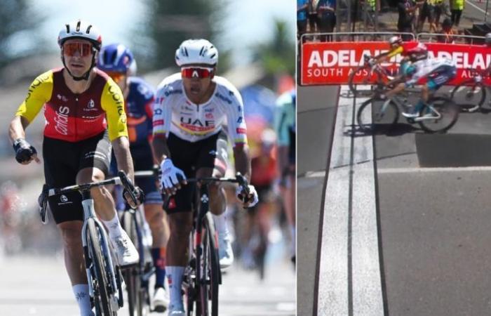 Radfahren. Down Under – Bryan Coquard Tour gewinnt die 4. Etappe …. beim Fotofinish