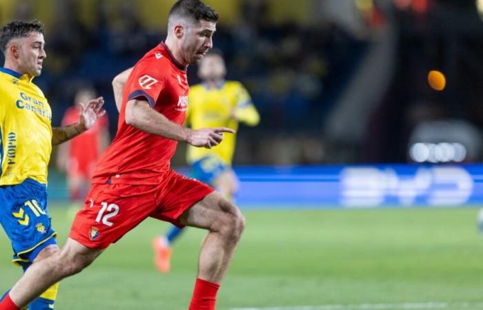 Osasuna zieht im Gran Canaria Stadium (1-1).