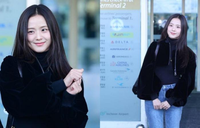 Jisoo (Blackpink) fliegt nach Paris Fashion Week-k-Gen