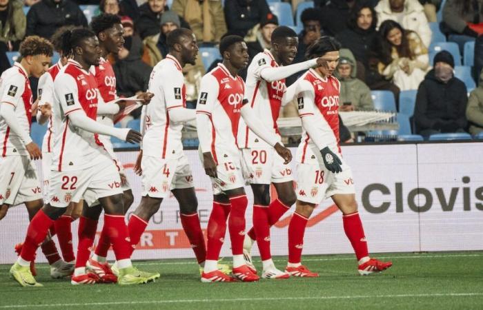 Die als Monaco -Gruppe gegen Stade Rennais antreten