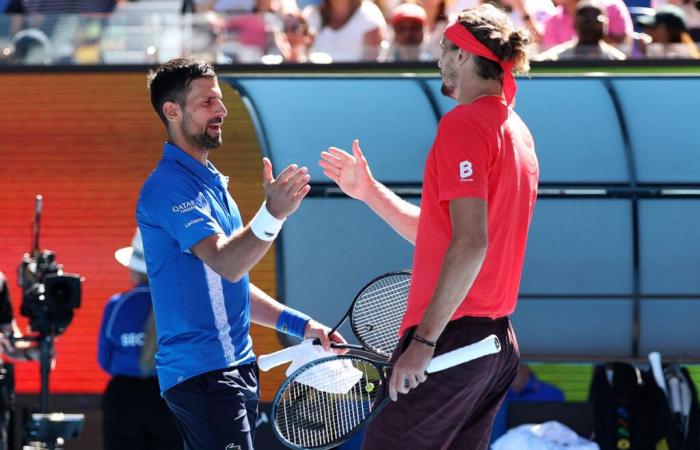 Verletzte Novak Djokovic zieht sich zurück, nachdem er den ersten Set 7-6 gegen Alexander Zverev verloren hatte