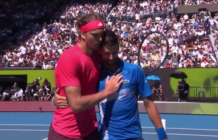 Australian Open | Ein großer Fehler, Verlassenheit, Pfeifen: Das schreckliche Ende von Djokovics 1. Set gegen Zverev – Tennisvideo