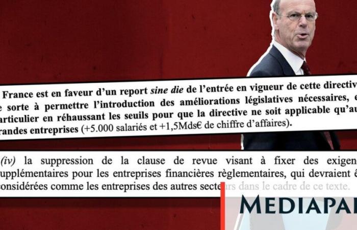 Paris torpediert weiterhin die „Wachsamkeitspflicht“ von Unternehmen – Mediapart