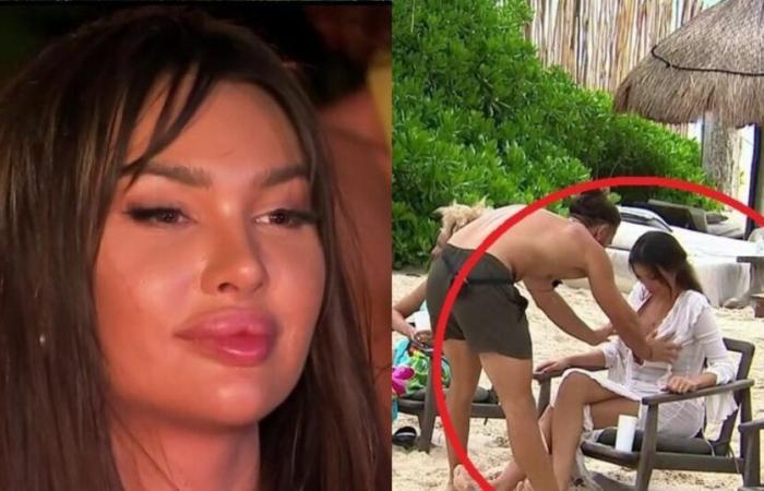 Sandra von Temptation Island 2025 wirft dieser Versucherin vor, ohne ihre Zustimmung ihre Brust berührt zu haben und äußert sich zum Schnitt