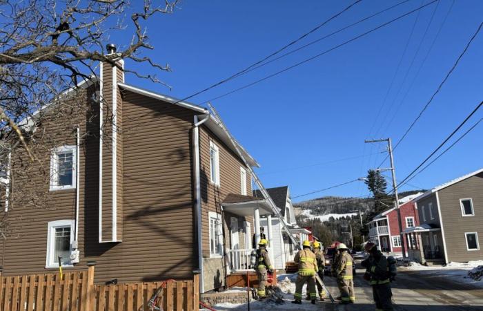 Ein Feuer mied dank der Nachbarn in Saint-Urban