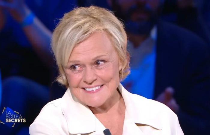 die Emotionen von Muriel Robin, als sie auf France 3 über Roger Louret und die Baladins en Agenais sprach