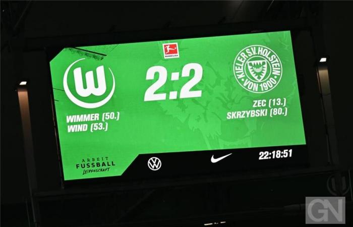 Drei Ordner beim Spiel Wolfsburg gegen Kiel verletzt