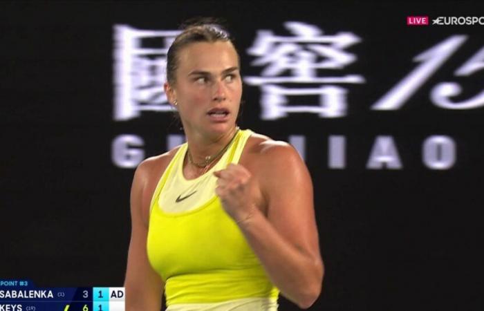 Australian Open Final | Das Brechen der Genesung? Sabalenka nimmt den Schlüssel der Schlüssel im 2. Set – Video -Tennis an