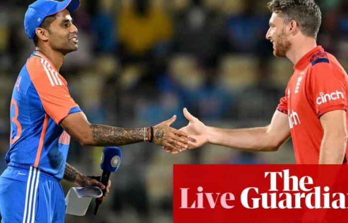 Indien gegen England: Zweites T20-Länderspiel der Männer – live