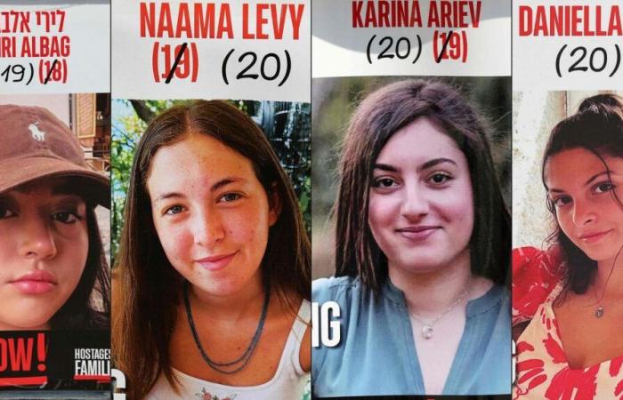 Liri, Karina, Daniella, Naama… Wer sind die vier israelischen Geiseln, die an diesem Samstag veröffentlicht werden?