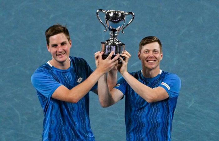 Heliovaarara/Patten -Paar gewinnen Australian Open Herren -Doppel nach dem epischen Finale